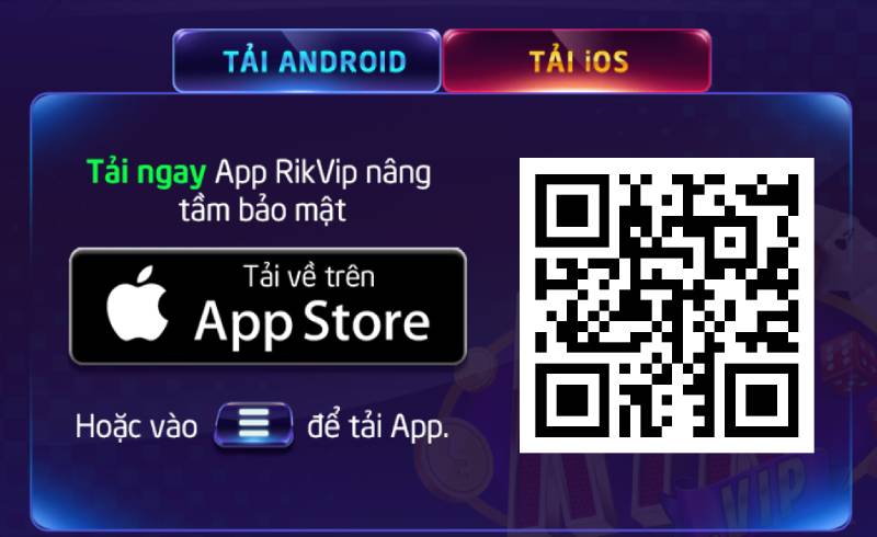 Tải App RikVip – Trải Nghiệm Cá Cược Mượt Mà 4 Tải App Cho iOS